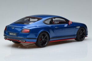 Bentley Continental GT Speed Black Edition Zils GT Spirit 1:18 KJ006 Sveķi — attēls 2 no 6
