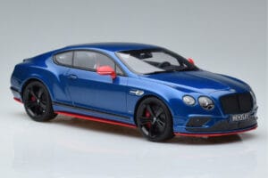 Bentley Continental GT Speed Black Edition Zils GT Spirit 1:18 KJ006 Sveķi — attēls 4 no 6