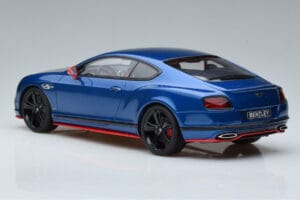 Bentley Continental GT Speed Black Edition Zils GT Spirit 1:18 KJ006 Sveķi — attēls 5 no 6