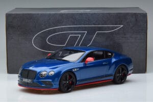 Bentley Continental GT Speed Black Edition Zils GT Spirit 1:18 KJ006 Sveķi — attēls 6 no 6