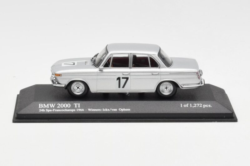 BMW 2000 Ti #17 J. Ickx / C. van Ophem Winners 24 Hours of Spa 1966 Minichamps 1:43