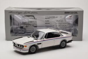 BMW 3.0 CSL E9 Balts Heritage Edition Minichamps 1:18 80432411550 Metāls — attēls 8 no 8