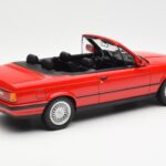BMW 318i E30 Kabriolets Sarkans Norev 1:18 - image 2 of 6