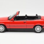 BMW 318i E30 Kabriolets Sarkans Norev 1:18 - image 3 of 6