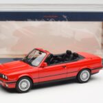 BMW 318i E30 Kabriolets Sarkans Norev 1:18 - image 6 of 6