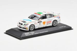 BMW 320si E90 BMW Team Italy Spain #4 A. Zanardi WTCC Brno 3rd Race 2007 Minichamps 1:43 400072604 Metāls — attēls 2 no 4