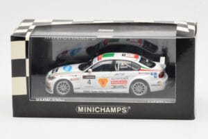 BMW 320si E90 BMW Team Italy Spain #4 A. Zanardi WTCC Brno 3rd Race 2007 Minichamps 1:43 400072604 Metāls — attēls 4 no 4