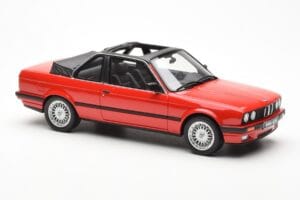 BMW 325i E30 Baur Sarkans Metallic Otto 1:18 OT767 Sveķi — attēls 4 no 6