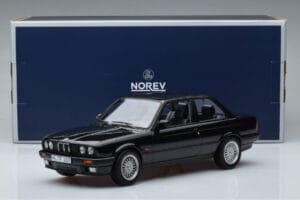 BMW 325i E30 Melns Norev 1:18 183203 Metāls — attēls 6 no 6