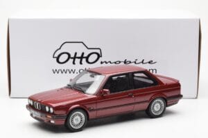 BMW 325i E30 Bordeaux Metallic Otto 1:18 OT102 Sveķi — attēls 6 no 6
