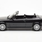 BMW 325i E30 Kabriolets Melns Metaliks Norev 1:18 - image 3 of 6