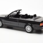 BMW 325i E30 Kabriolets Melns Metaliks Norev 1:18 - image 5 of 6