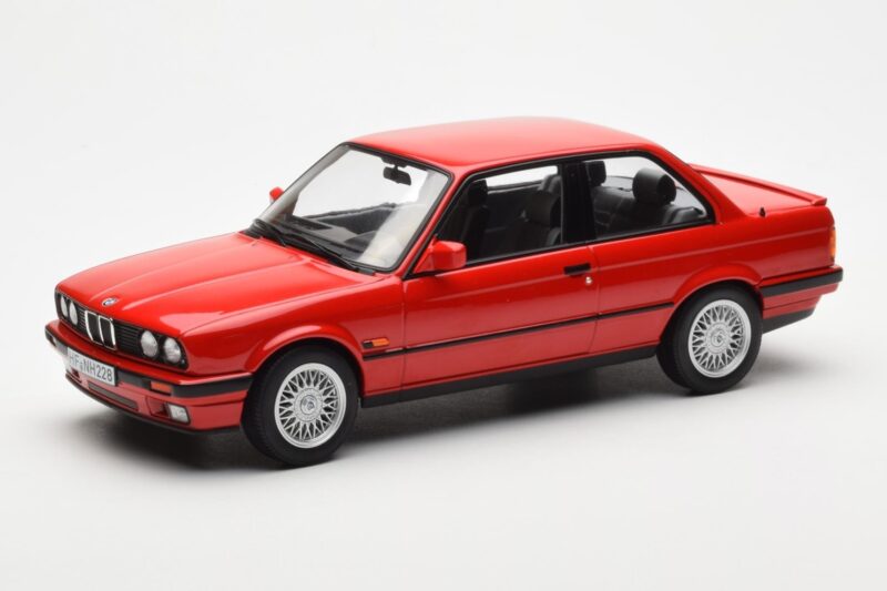 BMW 325i E30 Sarkans Norev 1:18