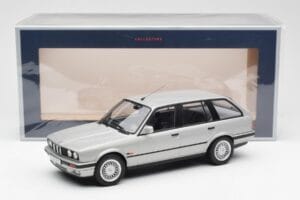 BMW 325i E30 Touring Sudrabs Norev 1:18 183216 Metāls — attēls 6 no 6