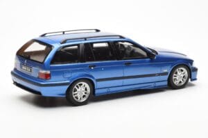 BMW 328i E36 Touring M Package Zils Otto 1:18 OT358 Sveķi — attēls 2 no 6