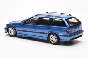 BMW 328i E36 Touring M Package Zils Otto 1:18 OT358 Sveķi — attēls 5 no 6