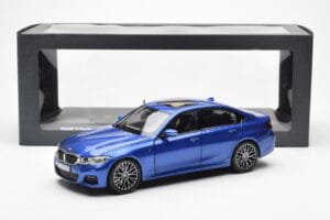 BMW 330i G20 Portimao Zils Metallic Norev 1:18 80432450999 Metāls — attēls 8 no 8