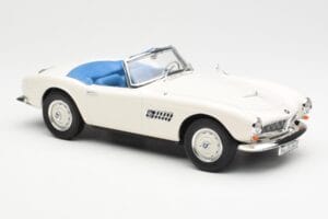 BMW 507 Roadster Balts Norev 1:18 183232 Metāls — attēls 4 no 6