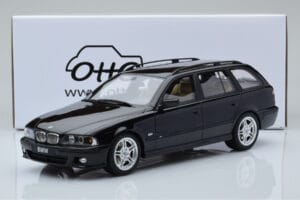 BMW 540 E39 Touring M Package Melns Otto 1:18 OT1013 Sveķi — attēls 6 no 6