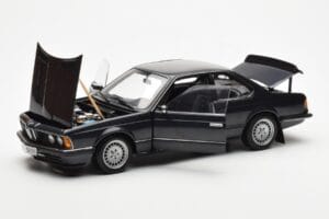 BMW 635 CSi E24 Diamant Melns Metaliks AUTOart 1:18 70521 Metāls — attēls 2 no 8