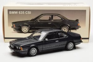 BMW 635 CSi E24 Diamant Melns Metaliks AUTOart 1:18 70521 Metāls — attēls 8 no 8