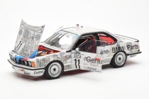 BMW 635 CSi E24 #11 D. Quester / M. Tassin / M. Heger 24 Hours of Spa 1986 AUTOart 1:18 80430145826 Metāls — attēls 2 no 8