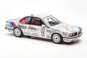 BMW 635 CSi E24 #11 D. Quester / M. Tassin / M. Heger 24 Hours of Spa 1986 AUTOart 1:18 80430145826 Metāls — attēls 6 no 8