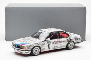 BMW 635 CSi E24 #11 D. Quester / M. Tassin / M. Heger 24 Hours of Spa 1986 AUTOart 1:18 80430145826 Metāls — attēls 8 no 8