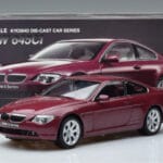 BMW 645Ci E63 Tumši Sarkans Kyosho 1:18 08701CR Metāls - image 7 of 7