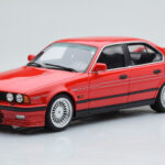 BMW Alpina B10 E34 Biturbo Sarkans Otto 1:18
