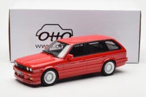 BMW Alpina B3 2.7 E30 Touring Sarkans Otto 1:18 OT366 Sveķi — attēls 6 no 6