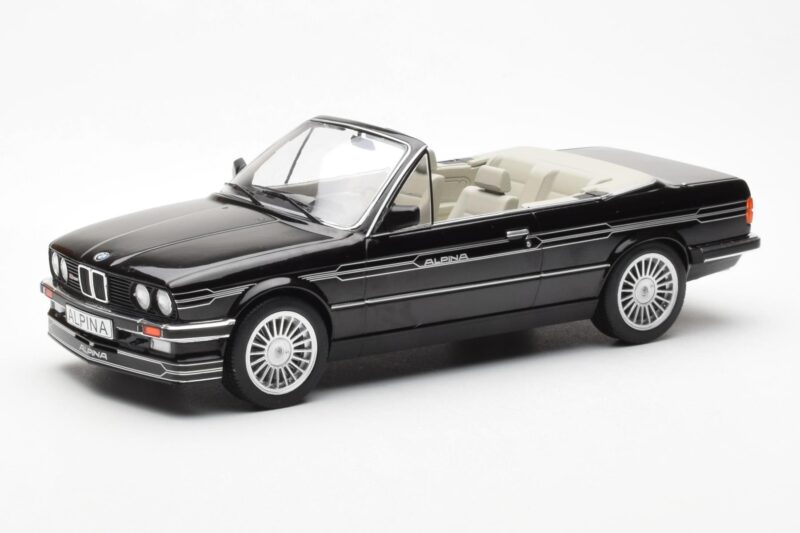 BMW Alpina C2 E30 2.7 Kabriolets Melns MCG 1:18