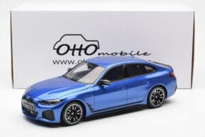 BMW i4 M50 G26 Zils Otto 1:18 OT453 Sveķi — attēls 6 no 6