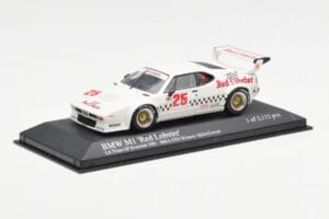 BMW M1 IMSA #25 Red Lobster Cowart / Miller LA Times Grand Prix Winner 1981 Minichamps 1:43 430812525 Metāls — attēls 2 no 4