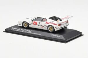 BMW M1 IMSA #25 Red Lobster Cowart / Miller LA Times Grand Prix Winner 1981 Minichamps 1:43 430812525 Metāls — attēls 3 no 4