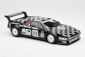 BMW M1 #111 Team MK Motorsport J-L. Witmeur / Krankenberg / Libert 24 Hours of Le Mans 1986 Minichamps 1:18 180862911 Metāls — attēls 6 no 8
