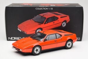 BMW M1 Oranžs Metaliks Norev 1:18 183222 Metāls — attēls 8 no 8