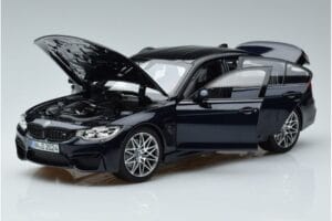 BMW M3 F80 Competition Zils Norev 1:18 183236 Metāls — attēls 2 no 7