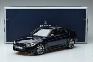 BMW M3 F80 Competition Zils Norev 1:18 183236 Metāls — attēls 7 no 7
