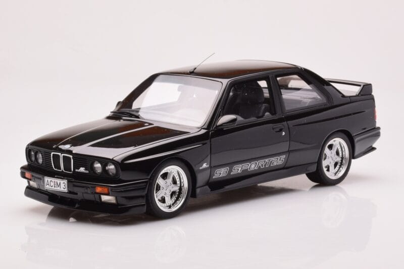 BMW M3 E30 AC Schnitzer ACS3 Sport 2.5 Melns Otto 1:18
