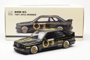 BMW M3 E30 #3 J. Richards Austrian Airlines ATCC 1987 AUTOart 1:18 88745 Metāls — attēls 8 no 8