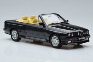 BMW M3 E30 Kabriolets Melns Otto 1:18 OT1012 Sveķi — attēls 4 no 6
