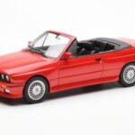 BMW M3 E30 Kabriolets Sarkans Otto 1:18