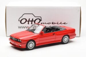 BMW M3 E30 Kabriolets Sarkans Otto 1:18 OT077 Sveķi — attēls 6 no 6