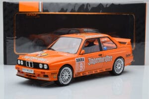 BMW M3 E30 Jagermeister #19 A. Hahne DTM Nurburgring 1992 IXO 1:18 18RMC082A Metāls — attēls 6 no 6