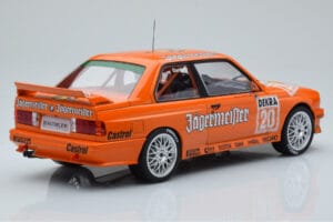 BMW M3 E30 Jagermeister #20 W. Gardner DTM Nurburgring 1992 IXO 1:18 18RMC082B Metāls — attēls 2 no 6