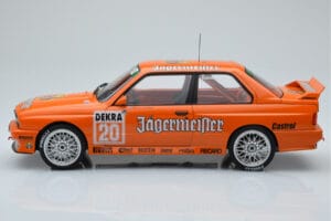 BMW M3 E30 Jagermeister #20 W. Gardner DTM Nurburgring 1992 IXO 1:18 18RMC082B Metāls — attēls 3 no 6