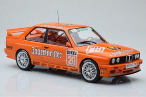 BMW M3 E30 Jagermeister #20 W. Gardner DTM Nurburgring 1992 IXO 1:18 18RMC082B Metāls — attēls 4 no 6