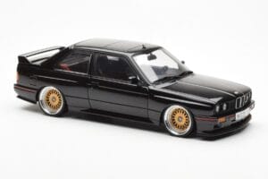 BMW M3 E30 Sport Evolution Melns Custom Wheels AUTOart 1:18 70562 Metāls — attēls 6 no 8
