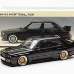 BMW M3 E30 Sport Evolution Melns Custom Wheels AUTOart 1:18 - image 8 of 8